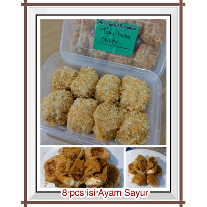 

Tahu Huha Crispy (Isi Ayam Sayur) 8pcs by Yuk Ning Group