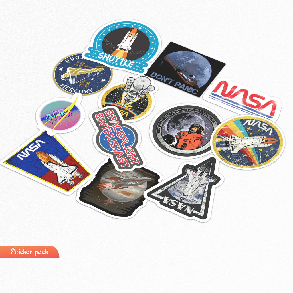 

Stiker Nasa set 2 / Sticker Pack