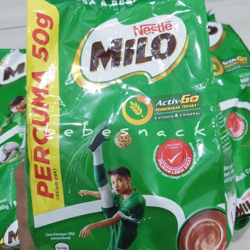 

MILO BUBUK ACTIV GO 400GR + 50GR