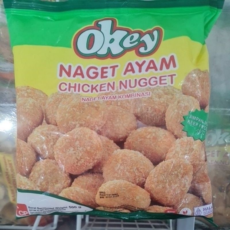 

OKEY NUGGET AYAM KOMBINASI 500GR