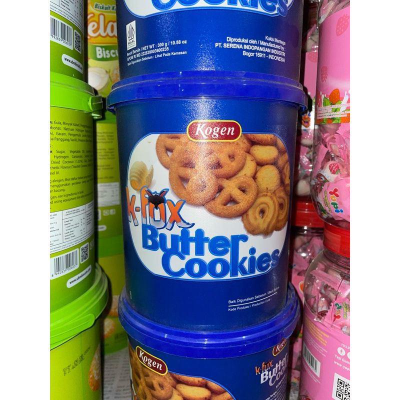 

KOGEN K-FOX BUTTER COOKIES 300gr