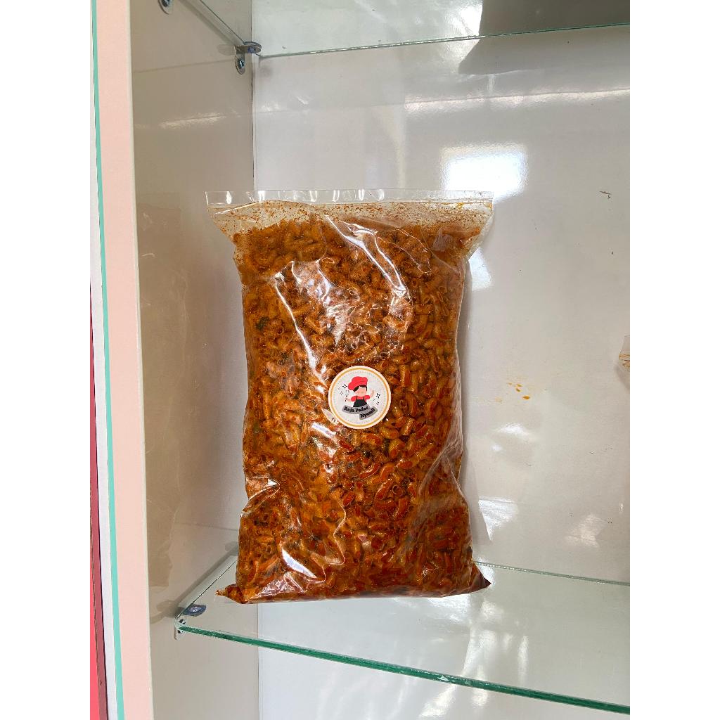 

Makroni cikruh 1 KG pedas daun jeruk pedas,extra pedas gurih