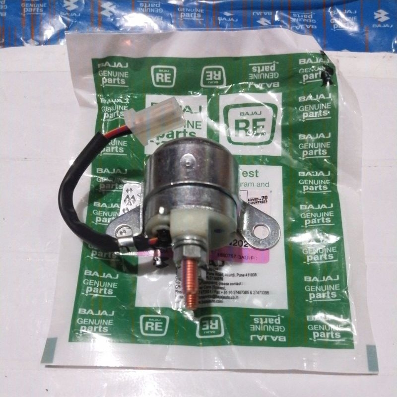 Bendik Relay Starter Bajaj OE, Bajaj RE 175, RE 205 Original Bajaj