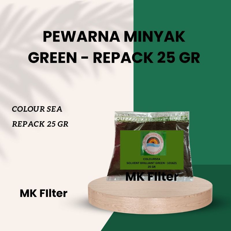 

pewarna minyak hijau / green / reapack 25gr