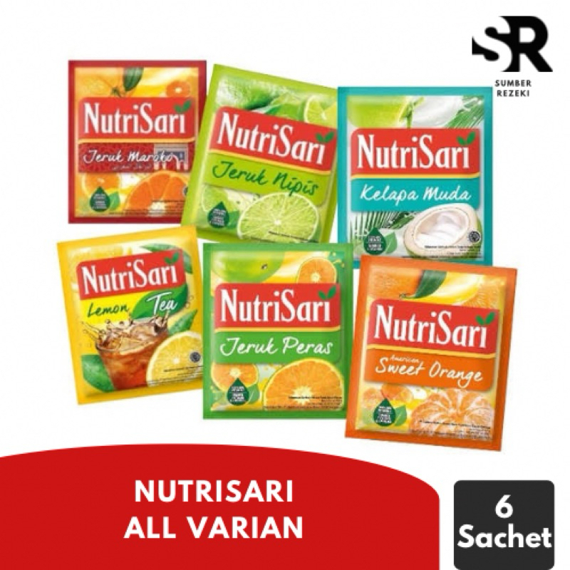 

Nutrisari sachet All Varian - 1 renceng - 11gr