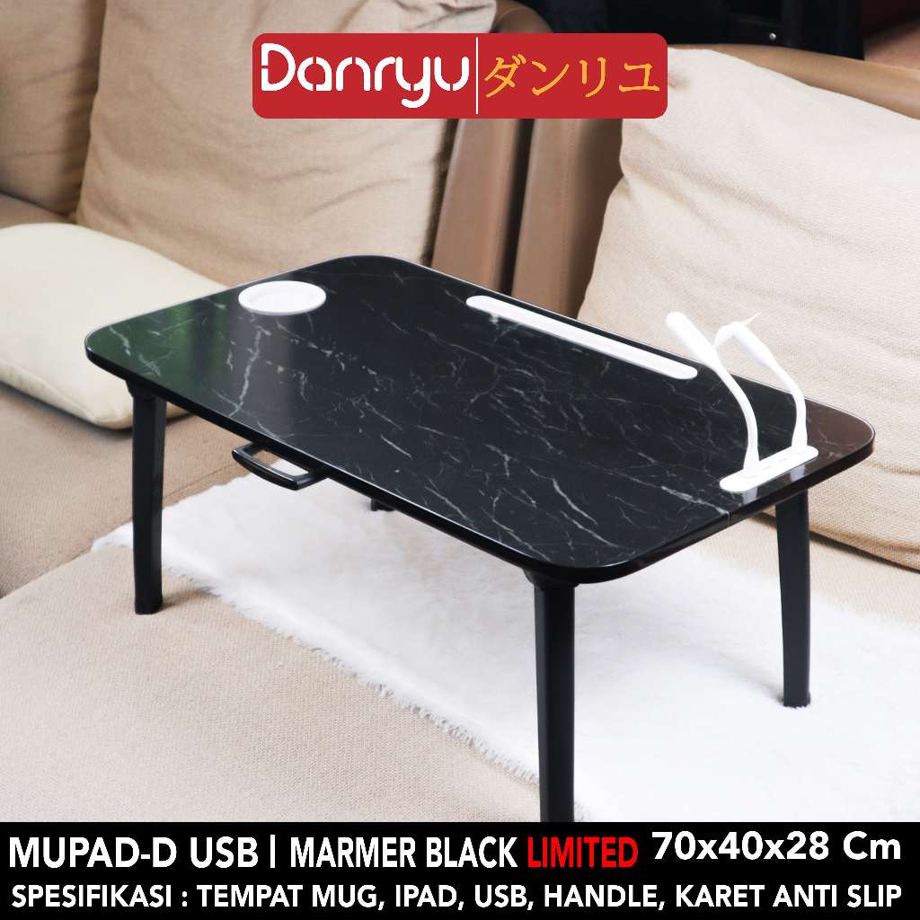 DANRYU Meja Lipat Mupad D USB / Meja Laptop / Meja Lipat Portable / Meja Lipat Meja Lipat Laptop / M