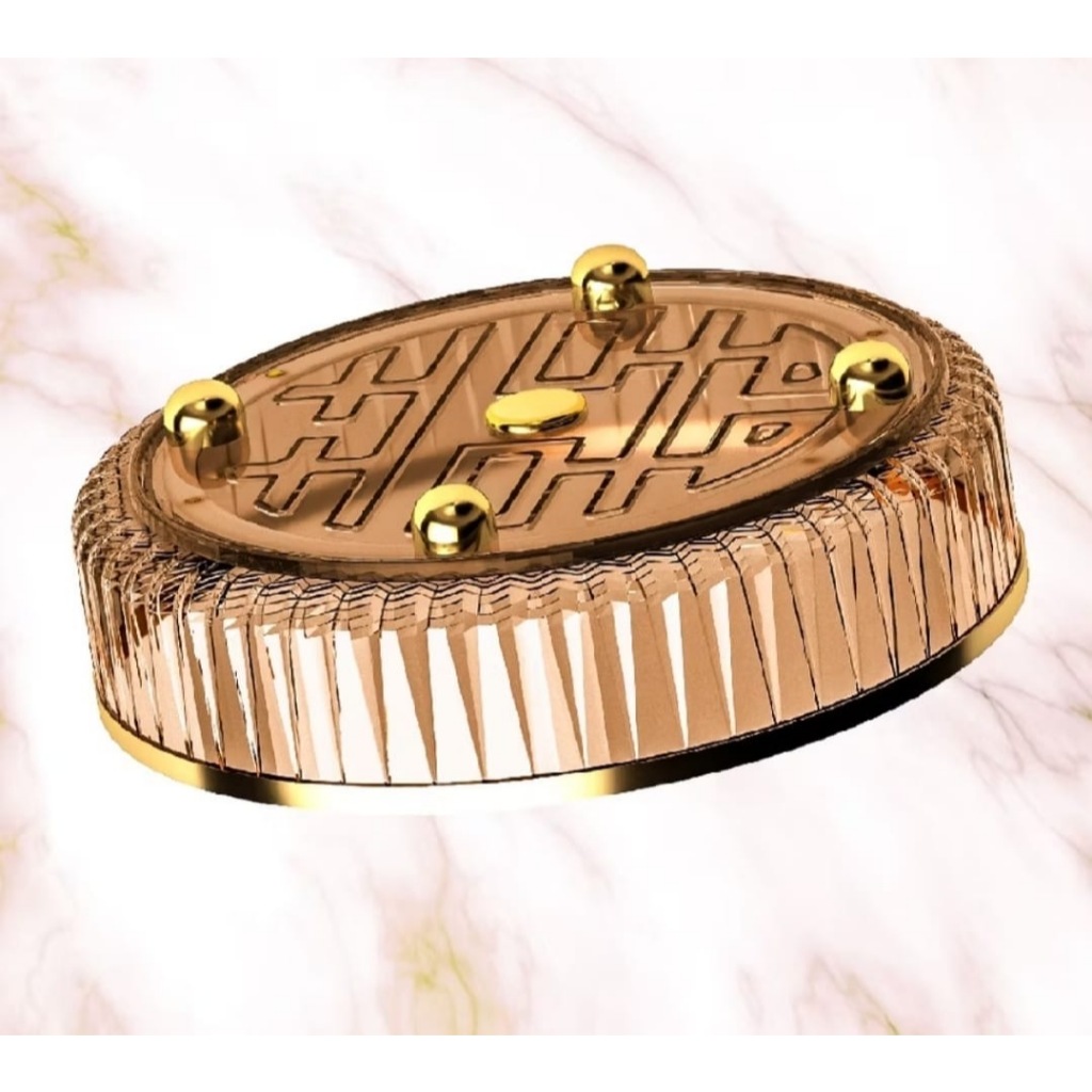 Ay00 Rak Putar Estetik Serbaguna Tempat Kosmetik Skincare Wadah Bumbu Minuman Rotating Cosmetic