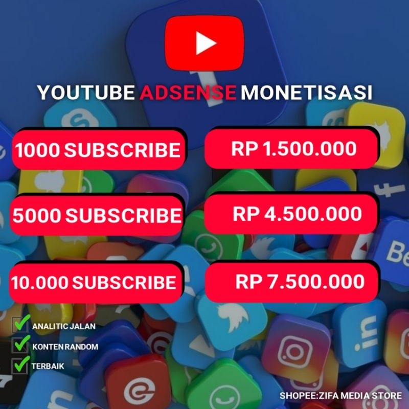 Youtube Monetisasi & Adsense Belum Pin