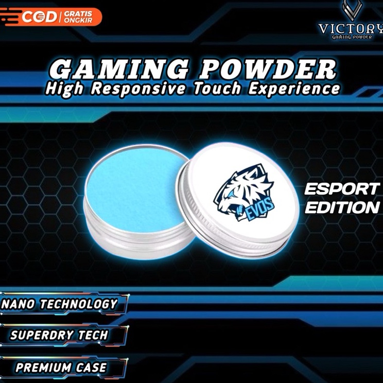 Hemat BEDAK GAMING M EVOS  POWDER GAMING GAME RESPONSIVE LICIN ANTI SLIP PREMIUM 1gr