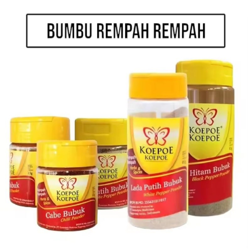 

Kupu Lada Hitam Bubuk 83 gr / Bahan Makanan