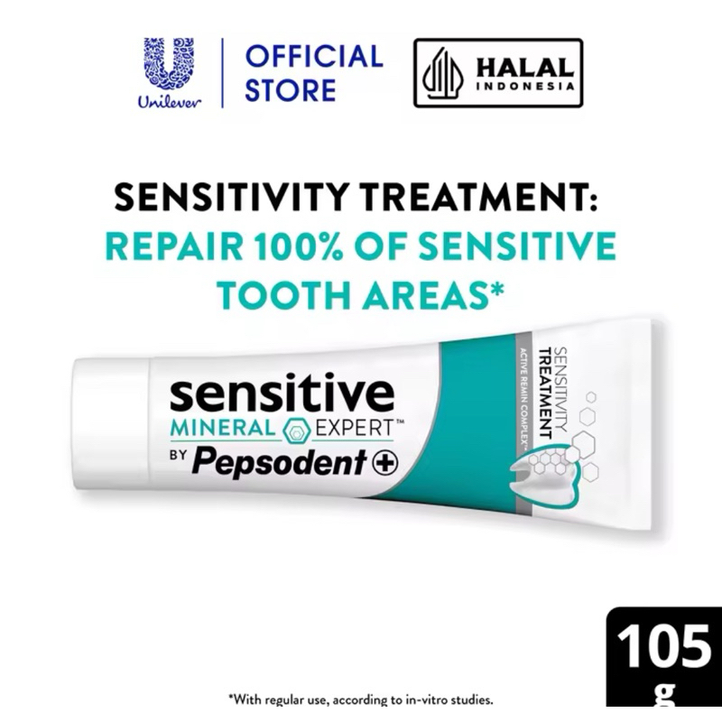 Pepsodent Sensitive Mineral Expert 105g