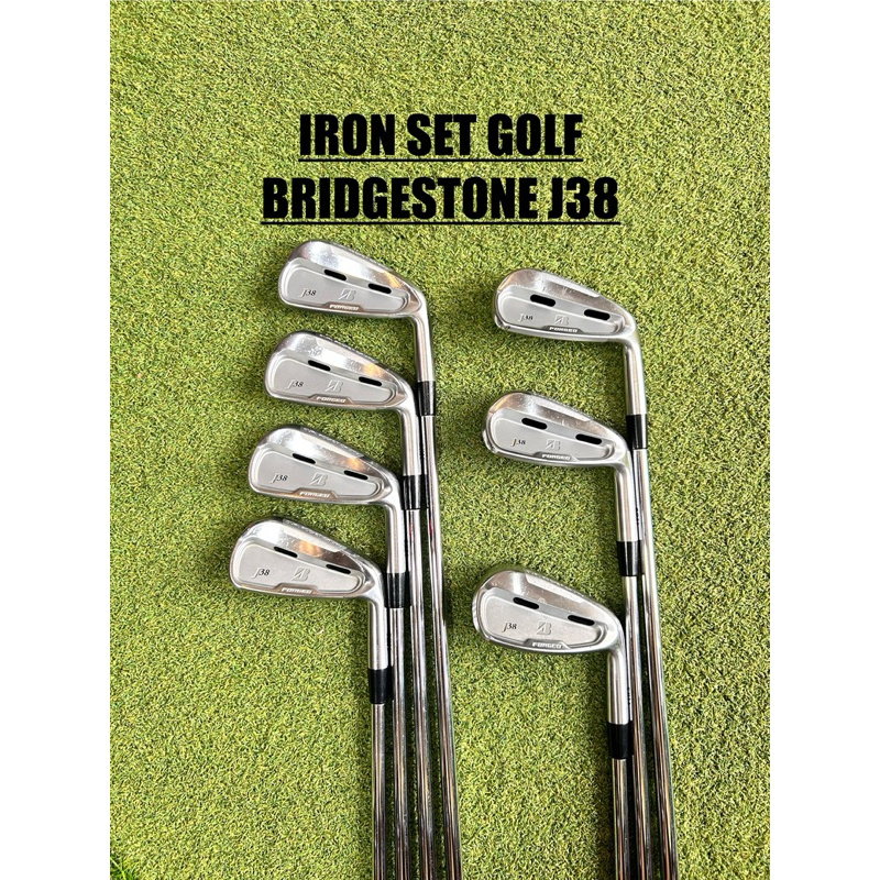 Stick Golf Iron Set Bridgestone J38 Shaft Stell Flek Reguler Second Original - Iron Set Bekas Origin