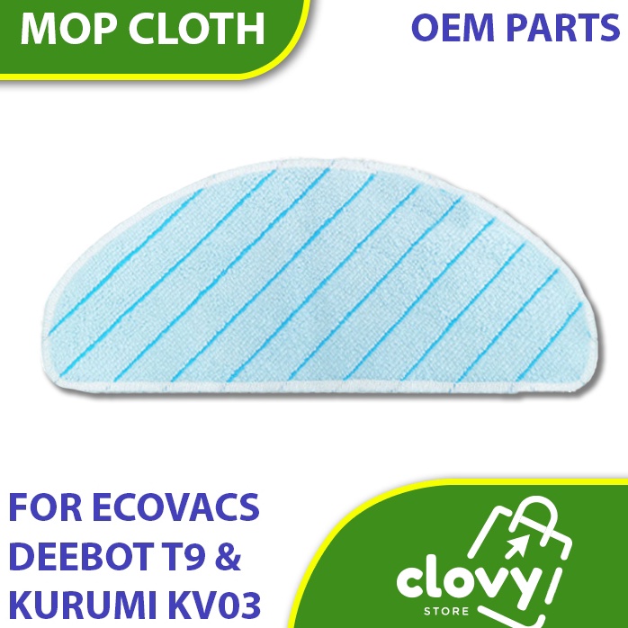Gratis Mop Cloth  Kain Pel for Ecovacs Deebot T9 Kurumi KV3