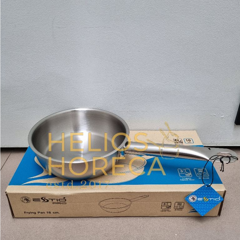 Zebra Estio Pro Frying Pan SUS-304 Fry Pan Penggorengan Fry Wok Saute Pan