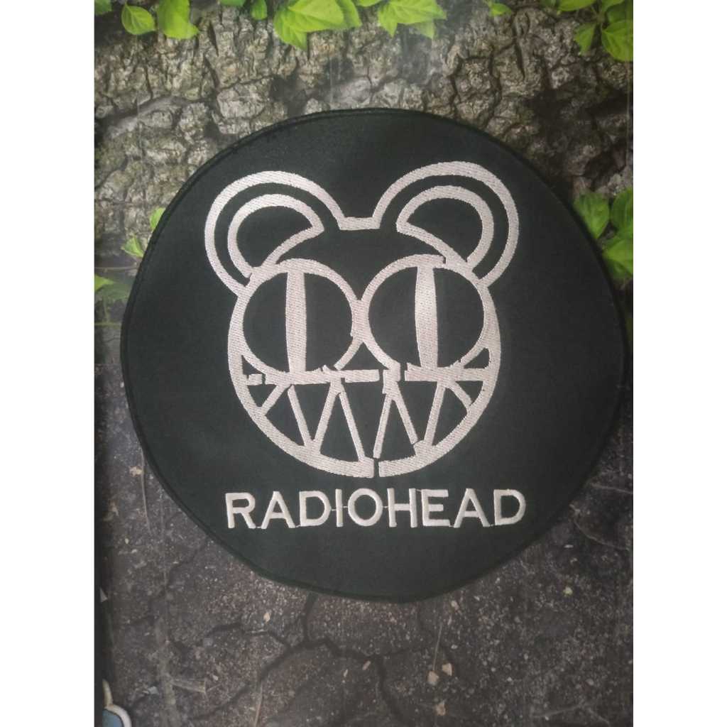 Back Patch Bordir Besar Jaket Radio Head Band
