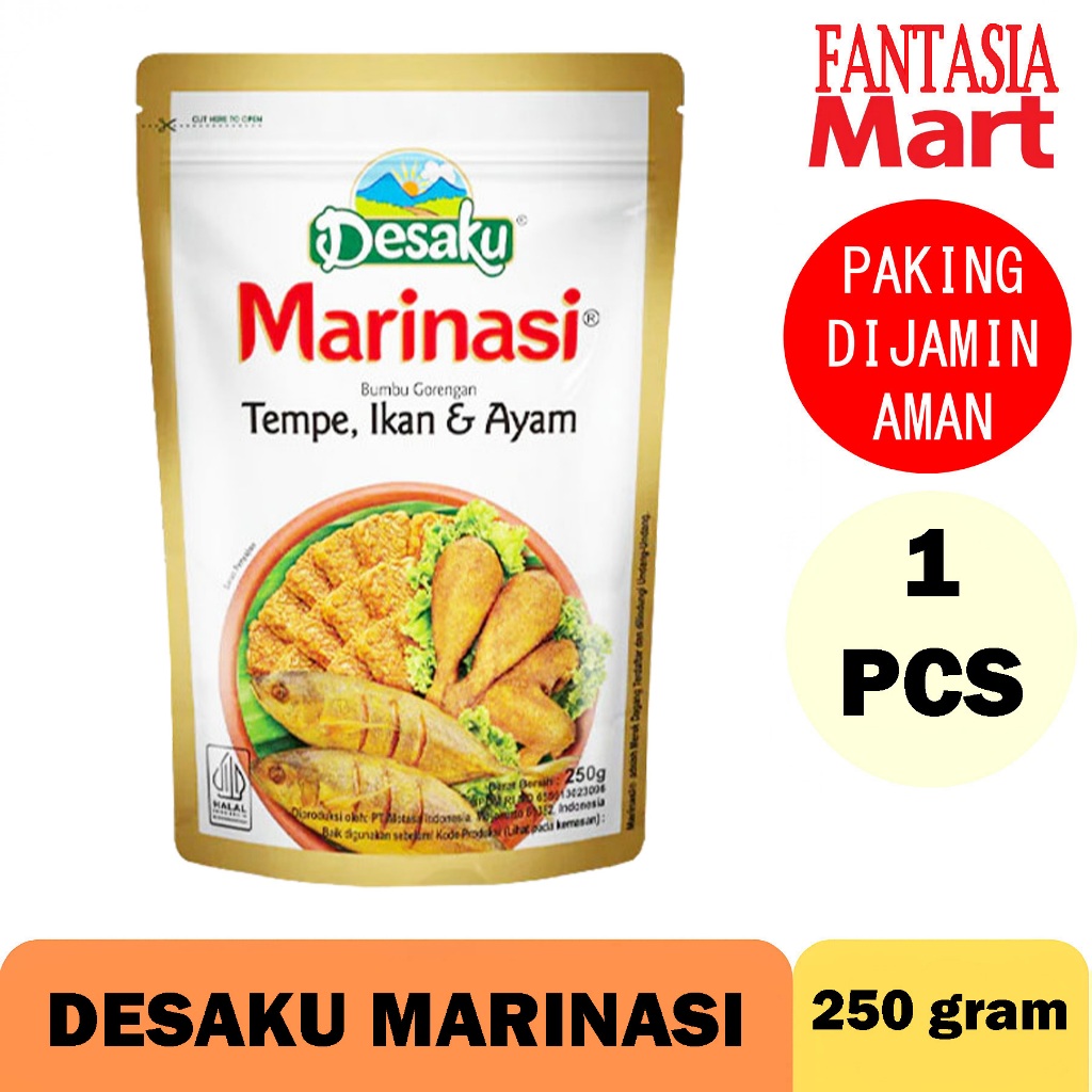 

DESAKU BUBUK MARINASI 250 GRAM FUN CORNER DENGAN PAKING AMAN
