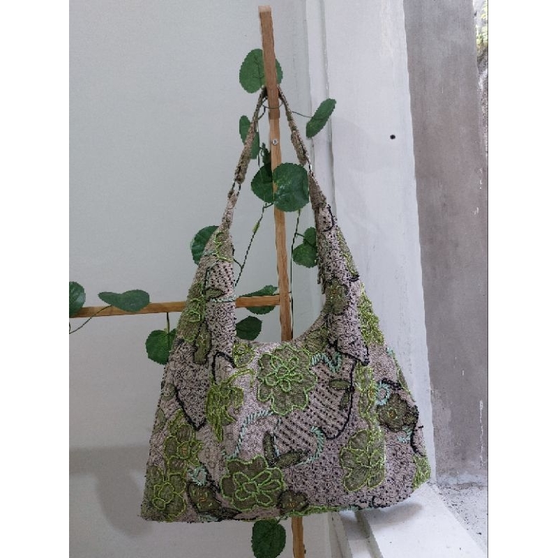 Vintage Hobo Bag | Japanese Sequin Hobo Bag