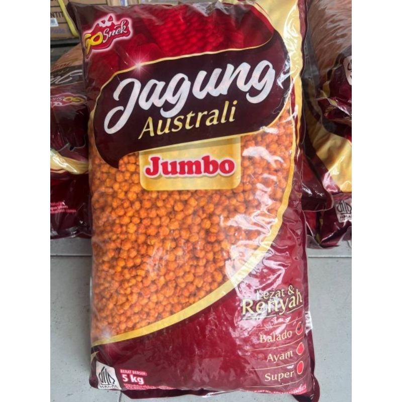 

1 Kg Jagung Australia Balado dan Original Go snack