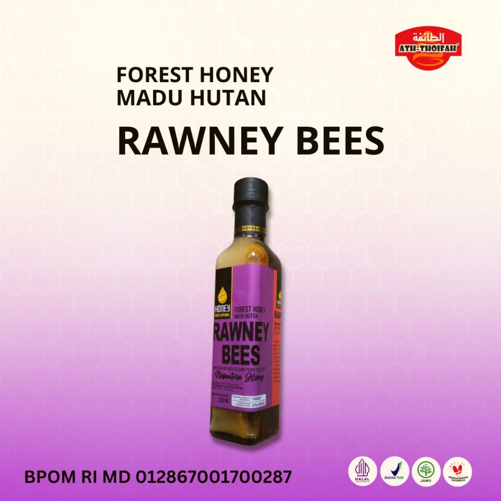 

Madu hutan Raw Honey 250 ml Rawney bees forest honey
