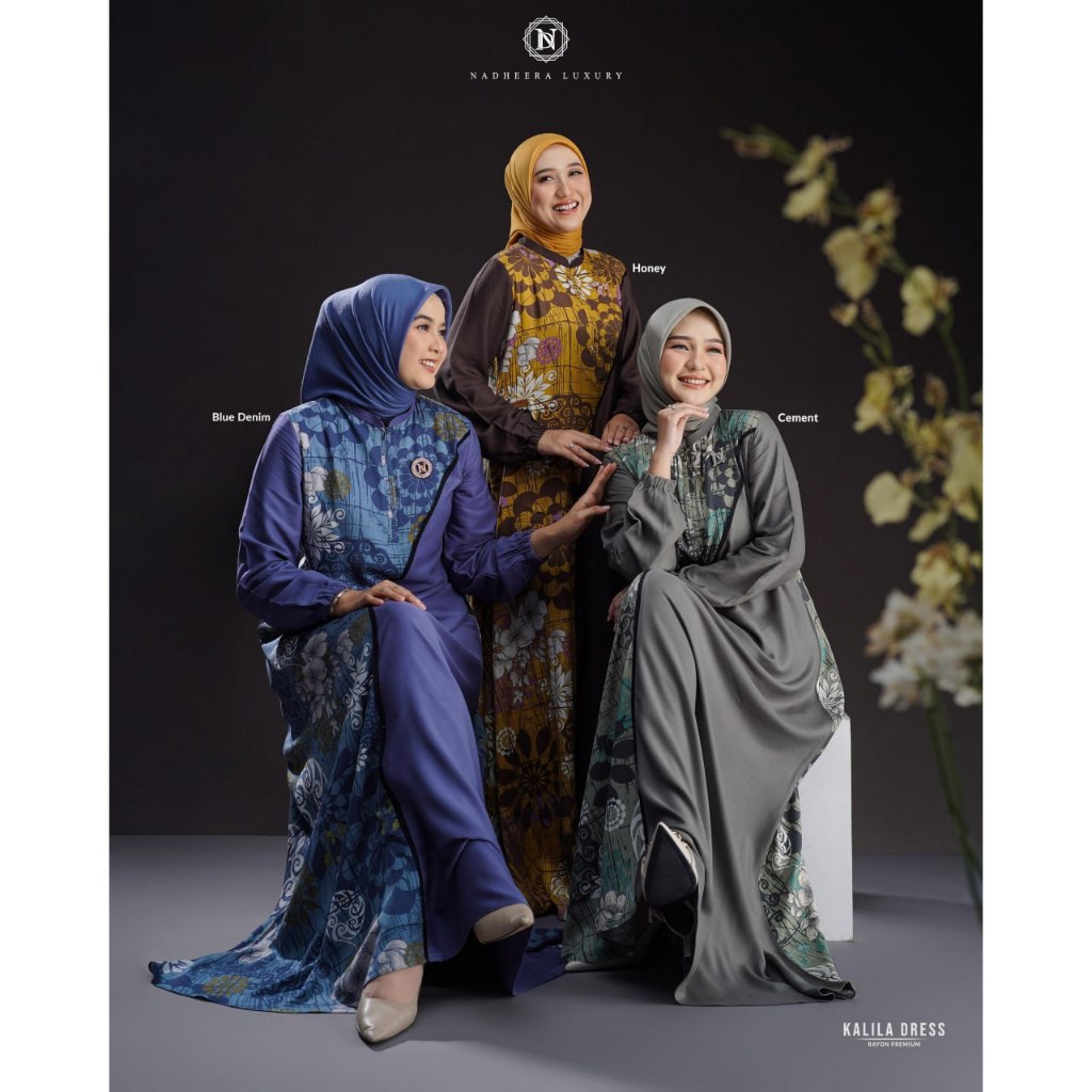 NADHEERA LUXURY KALILA DRESS RAYON PREMIUM