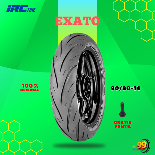 Ban Motor Matic - IRC EXATO 90/80 Ring 14 Tubeless