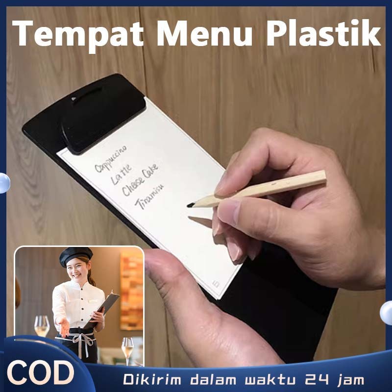 10*20cm Joyko Clipboard Holder Bill Plastik Clipboard Cover Plastik PU Order Holder