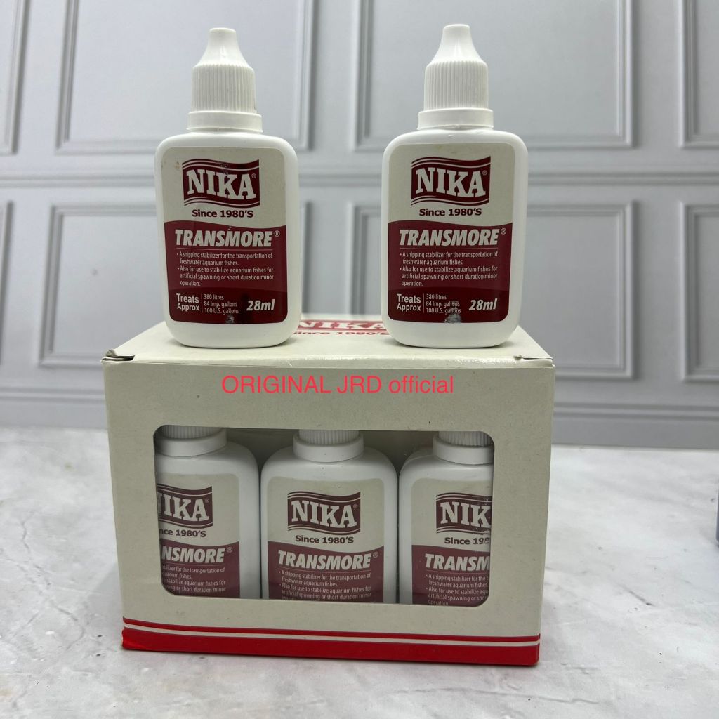 nika original kemasan lama / bius ikan / bius arowana nika transmore