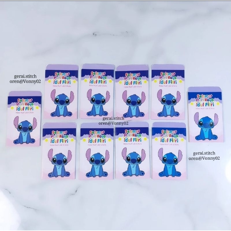 

Amplop Stitch isi 10 lembar lilostitch thr
