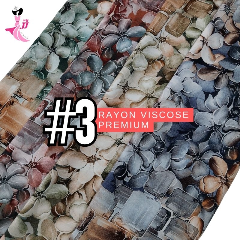rayon viscose premium / rayon viscose print / rayon viscose kembang / rayon premium / viscose print 
