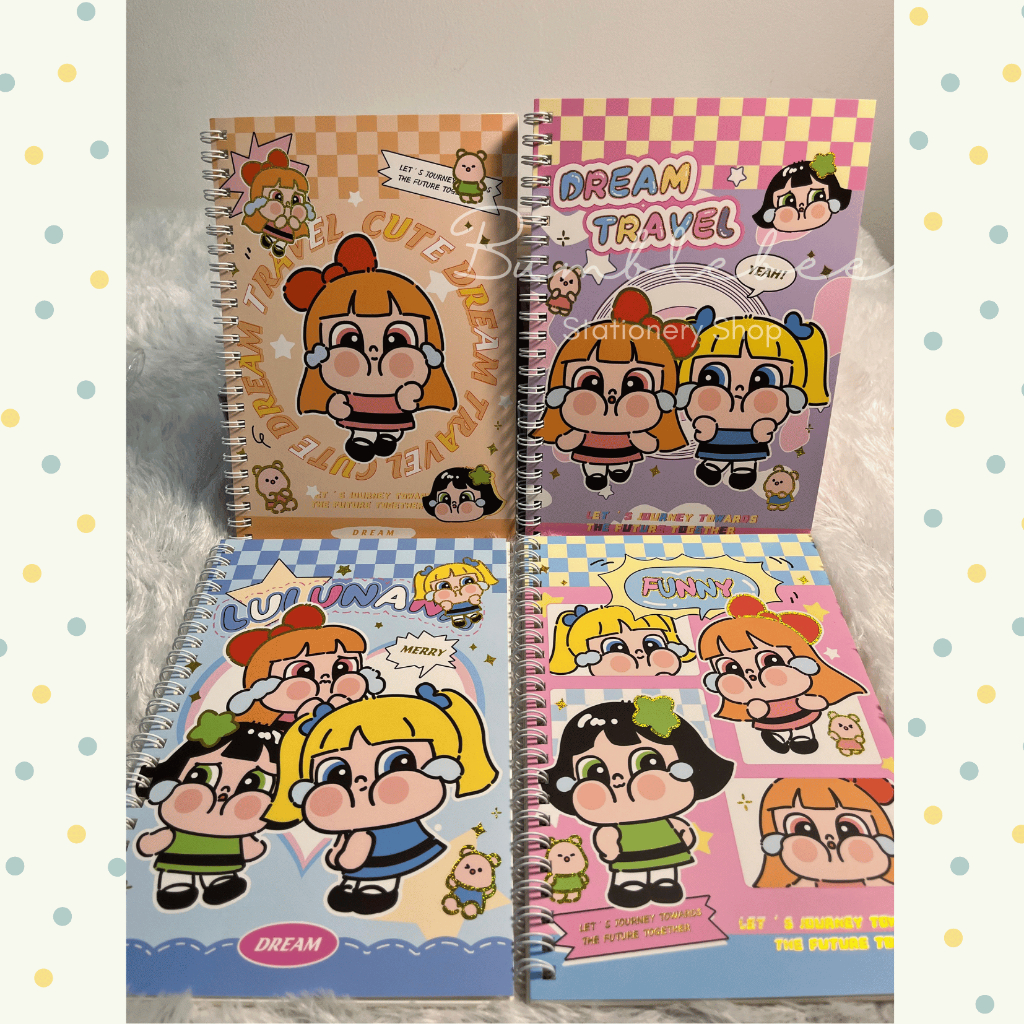 

Buku Tulis / Notebook Spiral A5 Crybaby x Powerpuff Girl PPG 40 Lembar