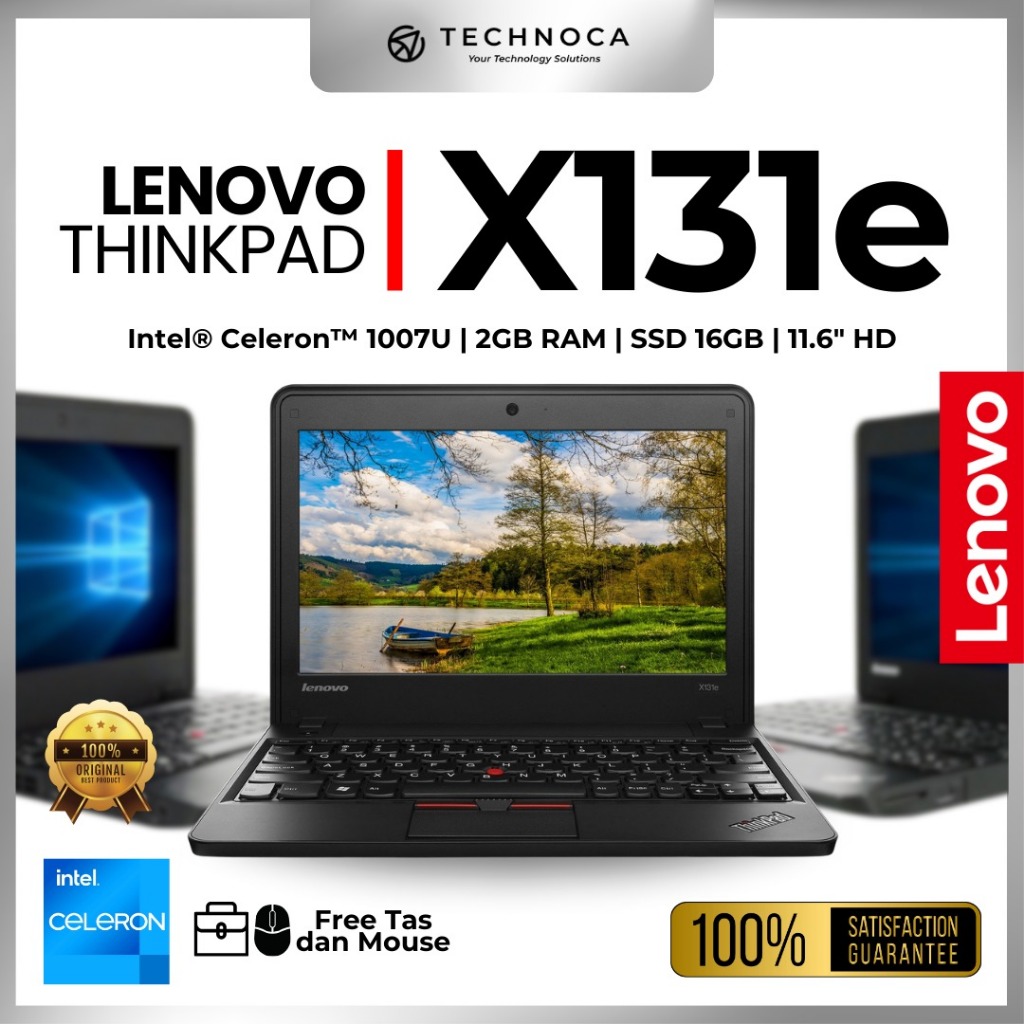 LENOVO Thinkpad X131e CELERON 4GB/16GB SSD MURAH GARANSI