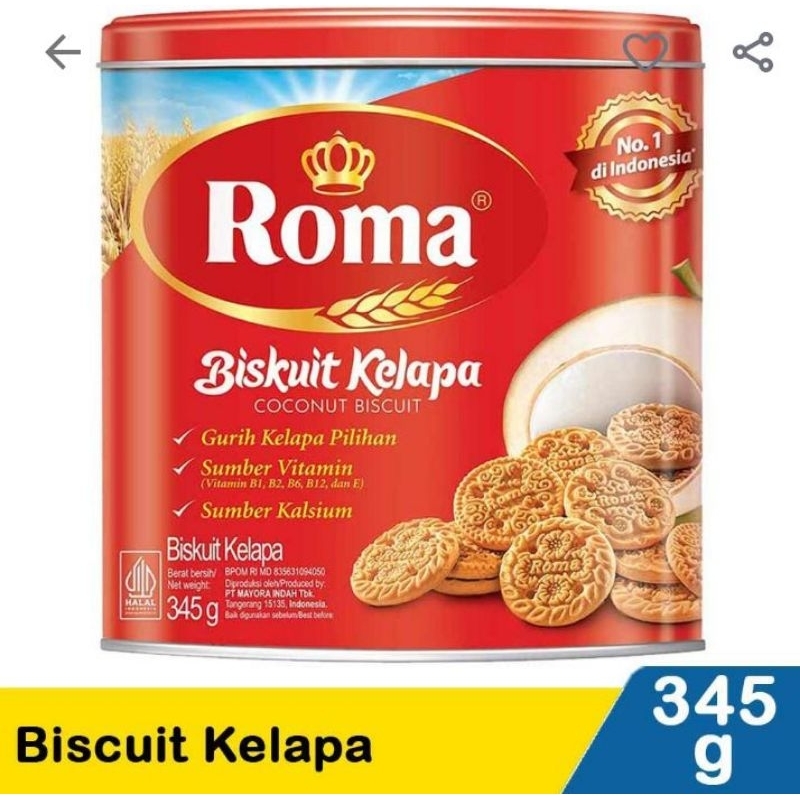 

Roma Biscuit Kelapa 345g