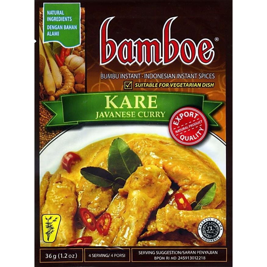 

Bamboe Bumbu Kare Instant 36 gram
