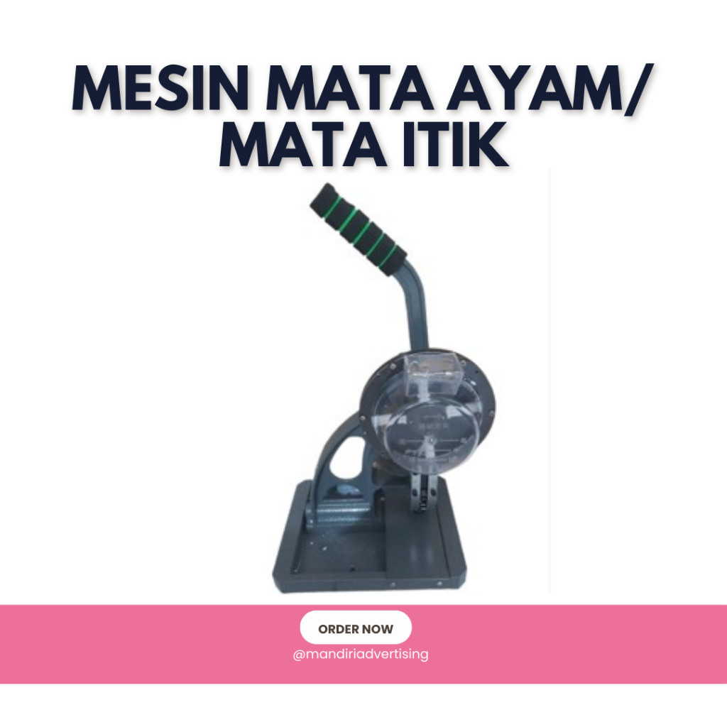 

Mesin Mata Ayam /Press Plong Banner 10 Mm Semi Otomatis