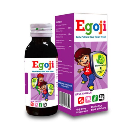 Vitamin Egoji Syrup Anggur /  Sirup Egoji Anggur Kecil - 50 ml