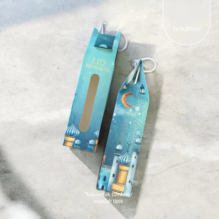 Box Botol Nile Box Botol Nile Flower Shower Dus Souvenir Tumbler 500 ml Kain Batik 2 Meter