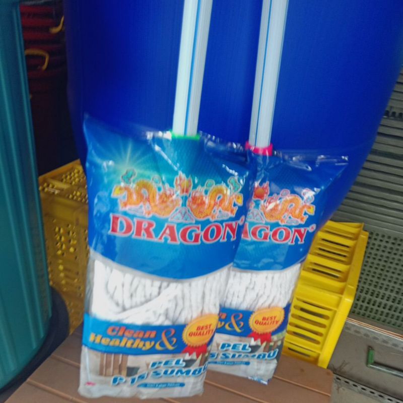 PEL SUMBU 15 PEL LANTAI GAGANG PANJANG  DRAGON ORIGINAL