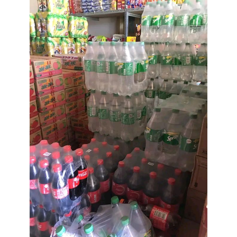 

edisi buat lebaran fanta sprite Coca-Cola murah meriah 1liter botol 12pcs