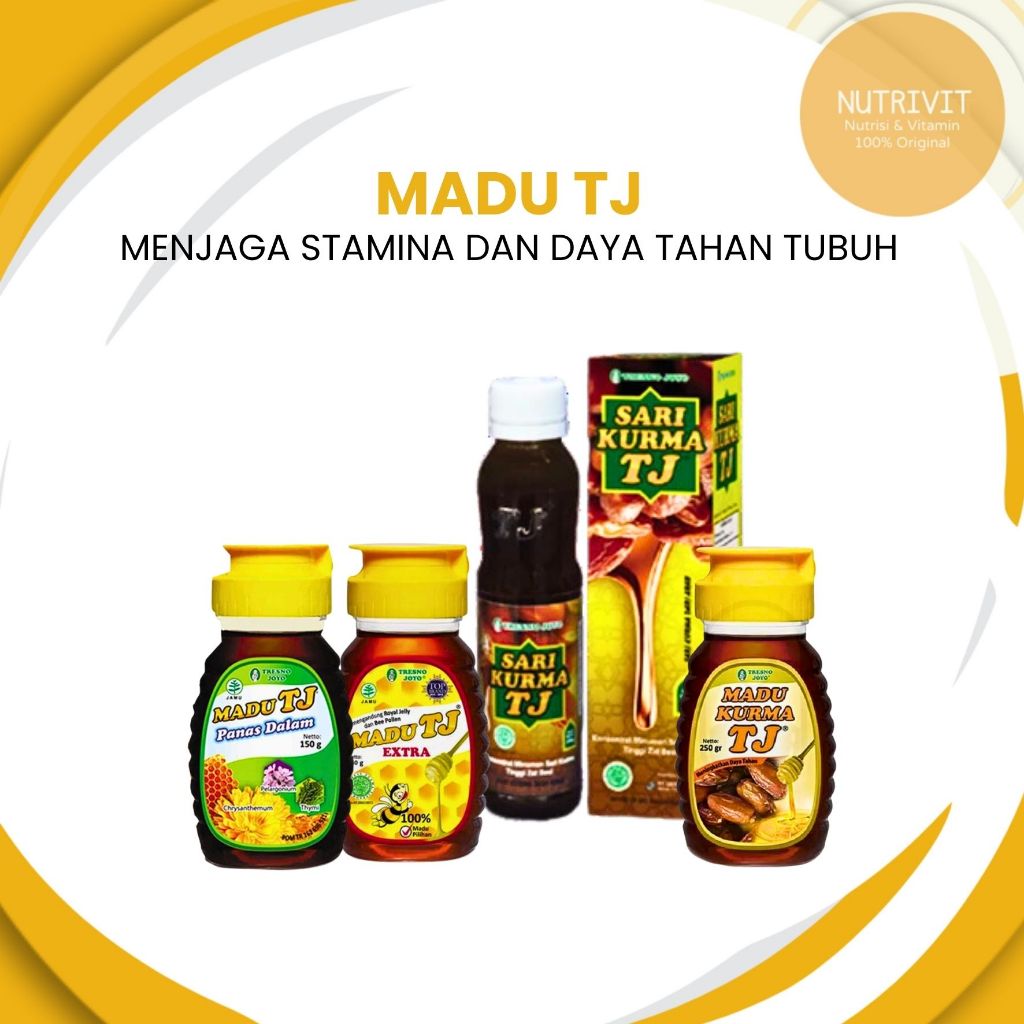 

MADU TJ ALL VARIANT / MURNI/EXTRA/PANAS DALAM/ KURMA