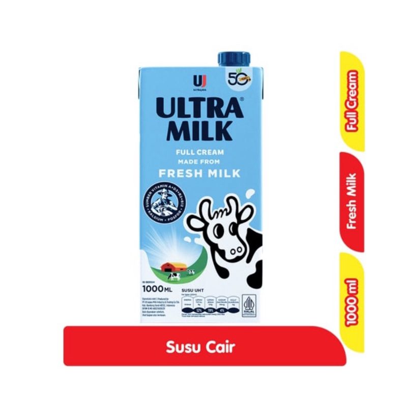 susu ultra milk 1 liter 1 dus