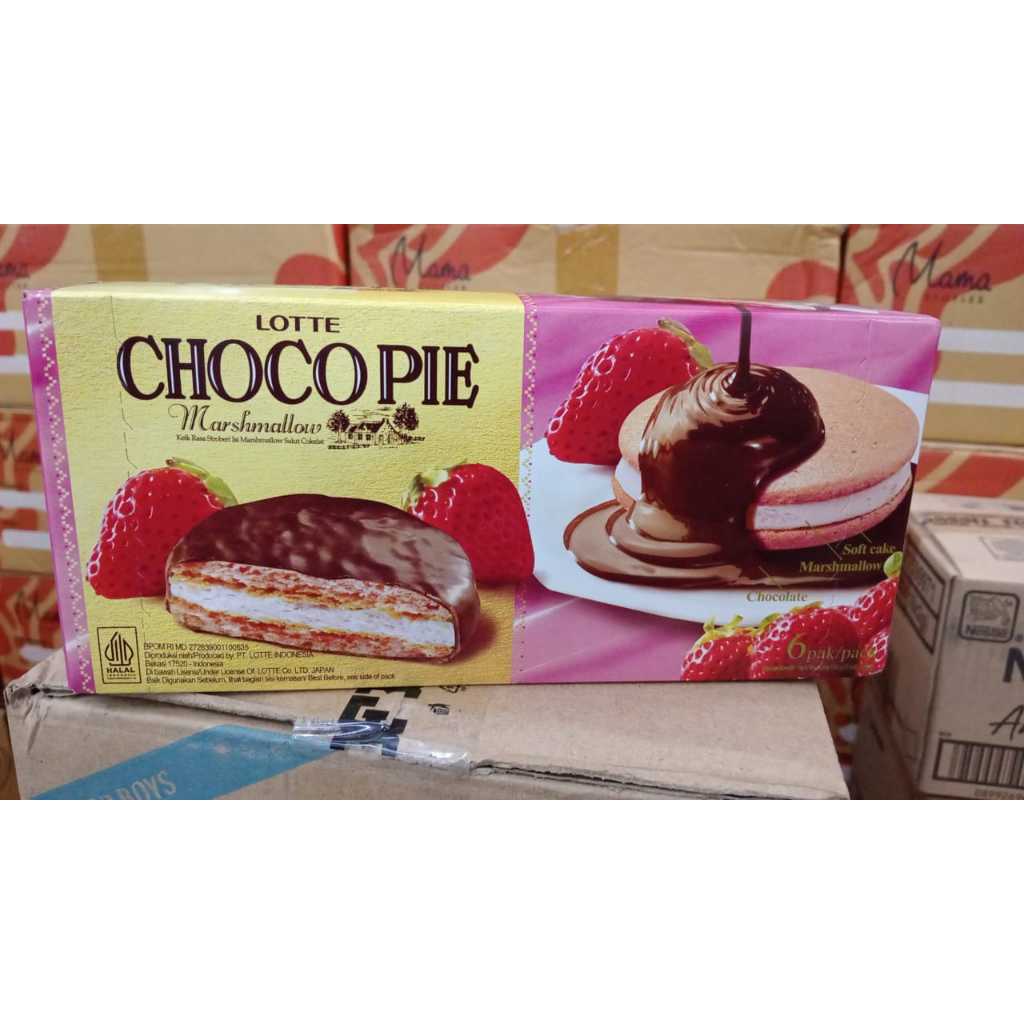 

Lotte Chocopie Marshmallow Stroberi 156 Gr