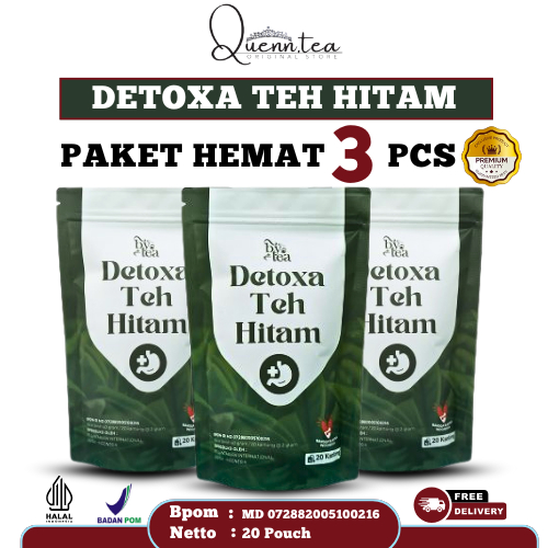 

Tea Premium ByTea Detoxa Teh Hitam 3 Pcs Membantu Membuang Racun Dalam Tubuh Melancarkan Pencernaan
