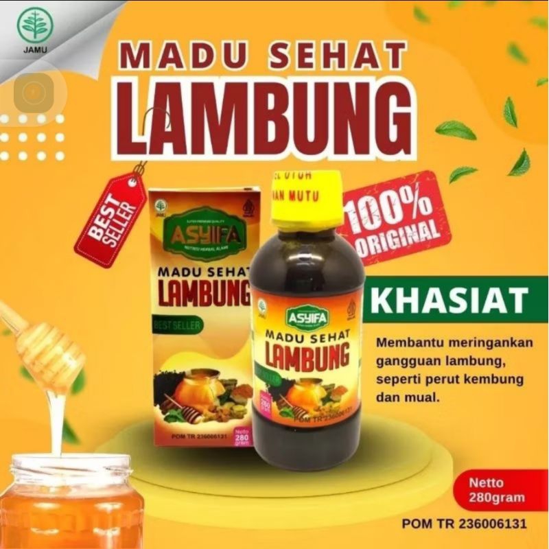 

Madu Sehat Lambung Asyifa 280 gr