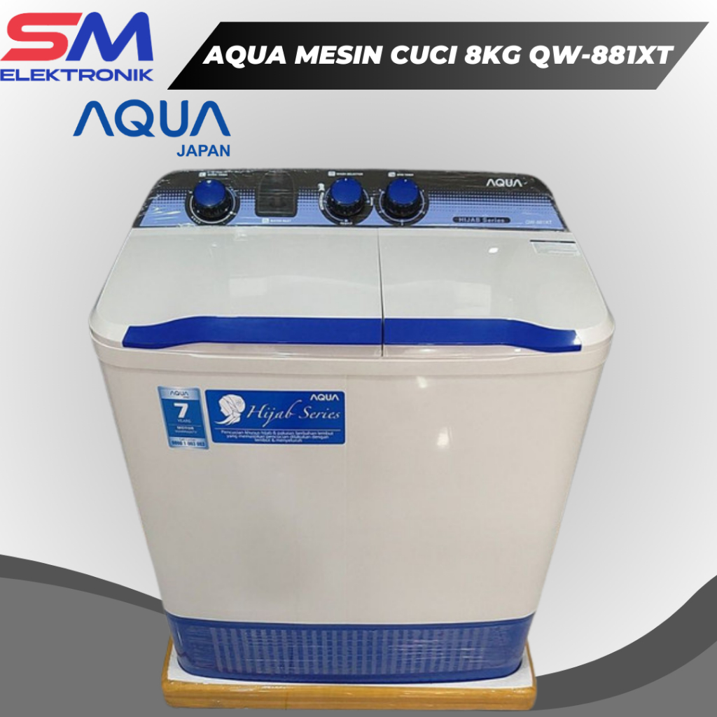 Aqua Mesin Cuci 8KG QW-881XT