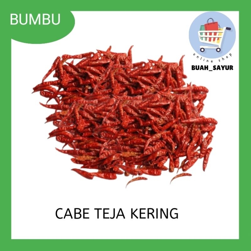 

cabe kering|cabe teja kering full pedas 100gr