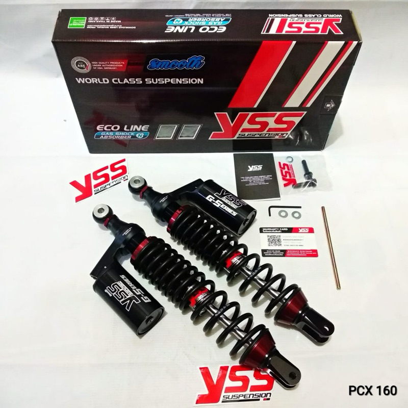 SHOCK YSS TABUNG BLACK SERIES PCX 160 365MM SMOOTH