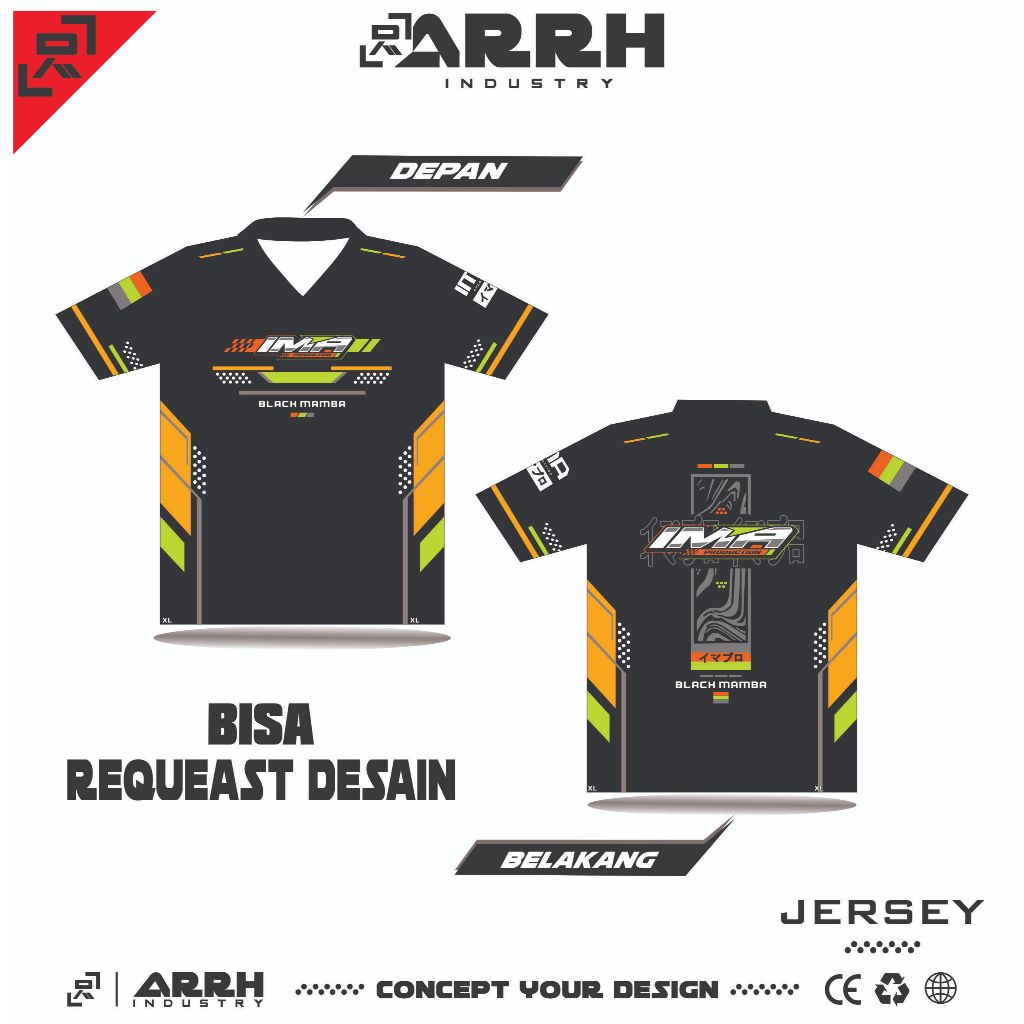 Jersey IMA PRODUCTION Sound System Custom bisa Request Kaos Baju Sound Horeg