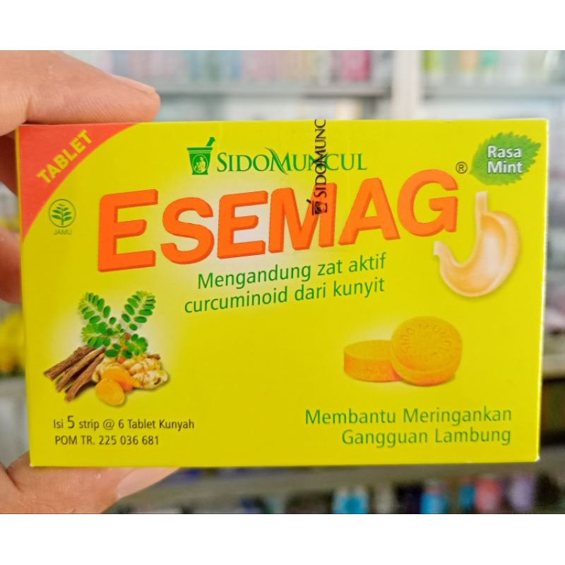 Esemag Box 30's Tablet Sidomuncul / Obat Maag / Obat Asam Lambung