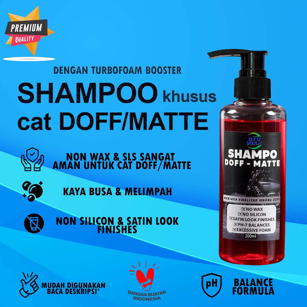 Shampo Motor Doff - Matte Shampoo - Shampo sampo motor - wash - Sabun motor - Sabun cuci motor
