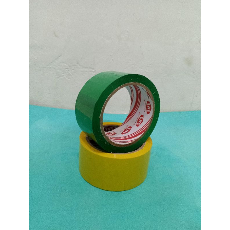 

Solasi atau Lakban warna Hijau 48mm 60 Yard
